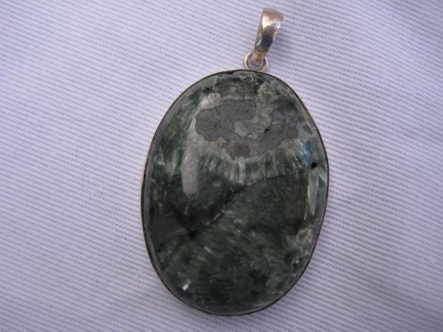 Seraphinite pendant Self healing, regeneration, wholeness, angelic connection 2142